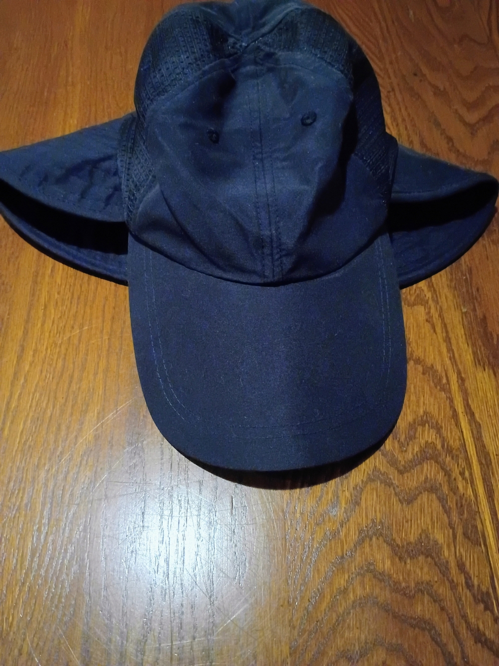Men's Navy Sun Protection Cap - Picture 2 of 3